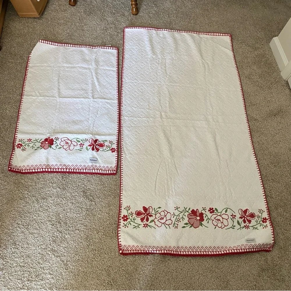 Christmas Bath Towels and Hand Towel Set